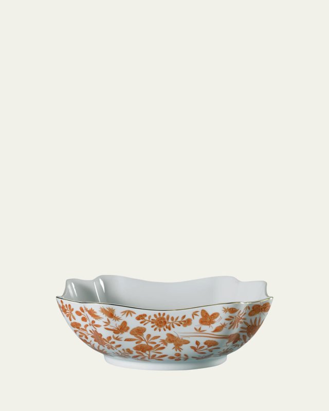 Sacred Bird & Butterfly Square Large Bowl